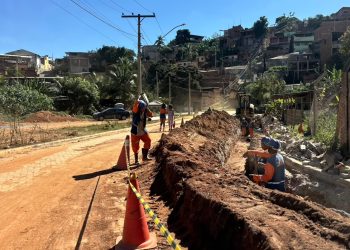 Águas de Valadares avança com obras para melhorar abastecimento no Turmalina e Jardim do Trevo