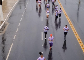 Corrida reúne esporte e conscientização no combate à violência contra a mulher em Fabriciano