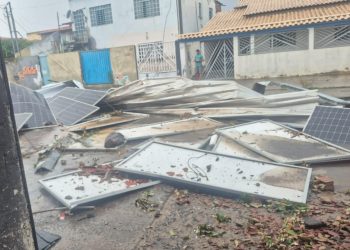 Rajadas de vento chegaram a 54 km/h durante chuva que atingiu Valadares