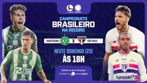 Chapecoense x São Paulo: TV Leste RECORD transmite o jogo neste domingo