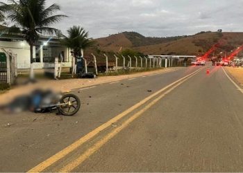 Dois homens morrem em acidente envolvendo duas motos na MG-417 em Mendes Pimentel
