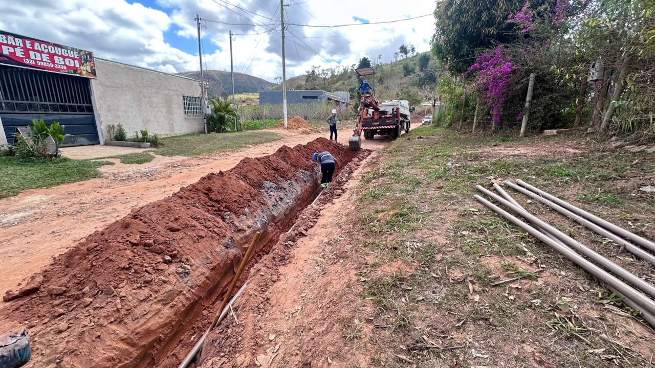 Águas de Valadares realiza melhorias na rede de abastecimento em São Antônio do Pontal