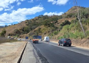 Nova 381 realiza obras em diferentes trechos da BR-381 entre Caeté e Valadares