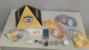 PM prende casal suspeito de fazer delivery de drogas em Valadares
