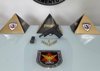 Homem é detido com pistola no bairro Penha que pode ter relação com homicídio no Jardim Pérola
