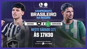Com transmissão na TV Leste RECORD, Tite busca primeira vitória pelo Botafogo contra a Chapecoense