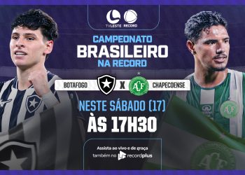 Com transmissão na TV Leste RECORD, Tite busca primeira vitória pelo Botafogo contra a Chapecoense