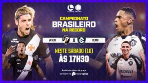 Com transmissão na TV Leste, Vasco busca vitória contra o Remo para ter tranquilidade no Brasileirão