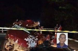 Colisão frontal entre carro e ônibus termina com a morte de motorista na BR-116 em Engenheiro Caldas
