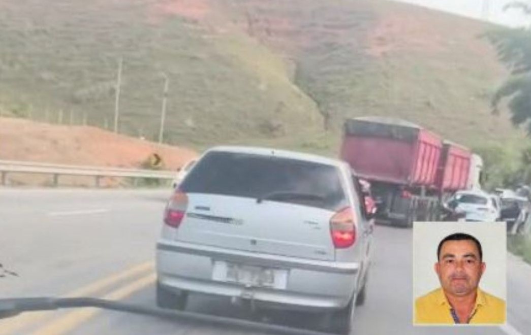 Motorista morre após colisão entre três carros na BR-116 em Valadares