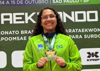 Atleta de Engenheiro Caldas é campeã do Campeonato Brasileiro de Taekwondo para Surdos 