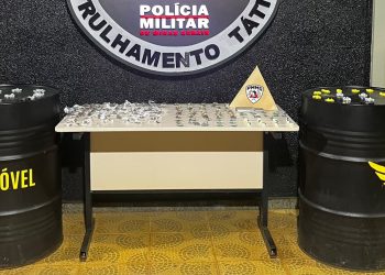 Adolescente é apreendido com maconha, cocaína e ecstasy durante operação da PM em Teófilo Otoni